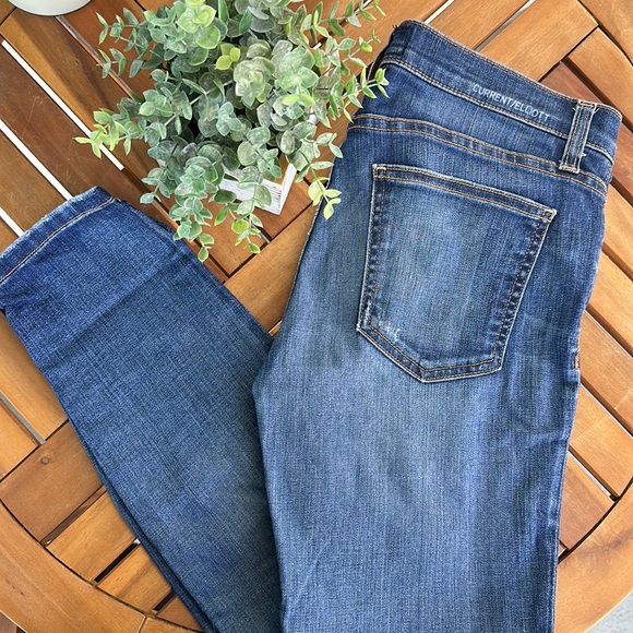 CURRENT/ELLIOTT The Stiletto Skinny Jeans in Townie wash (size 27) ✨ - Picture 1 of 9